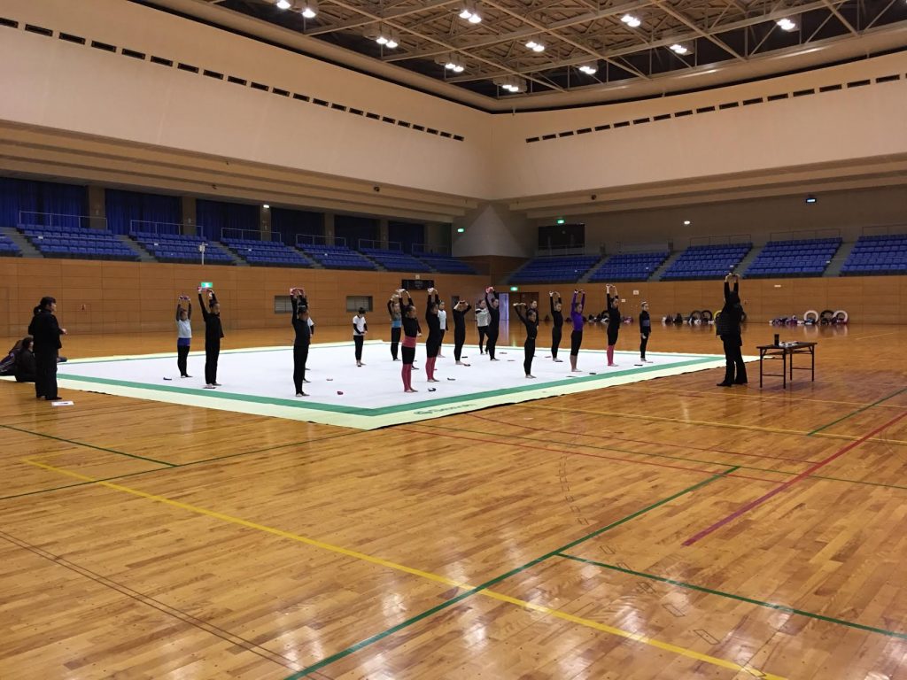 神奈川県の新体操の強化練習会